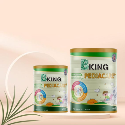 Sữa Pediacare+ BKing dành cho bé từ 1 đến 15 tuổi