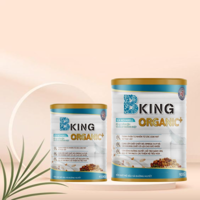 Sữa Organic+ BKing kiểm soát mỡ xấu và đường huyết