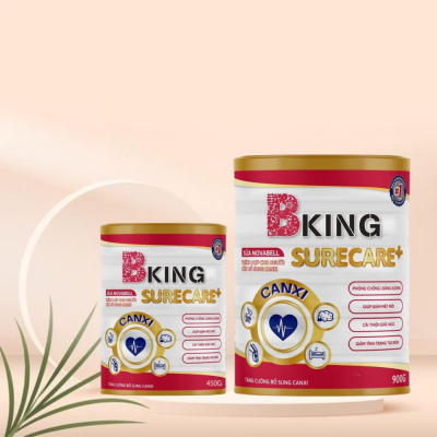 Sữa Surecare+ BKing tăng cường bổ sung canxi