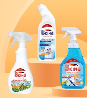 Nước lau kính công nghệ sinh học BKing 500ML