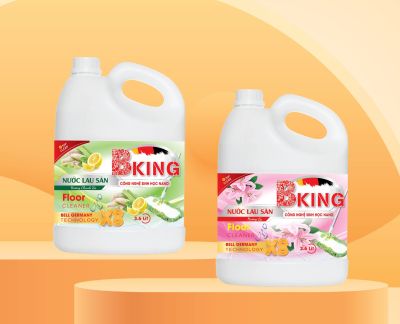 Nước lau sàn công nghệ sinh học BKing 3,6L